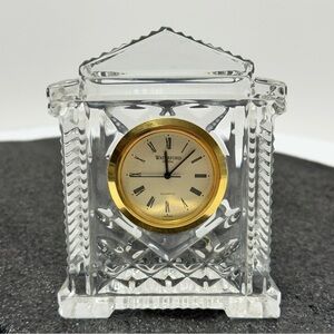 Vintage Waterford Crystal Desk Clock